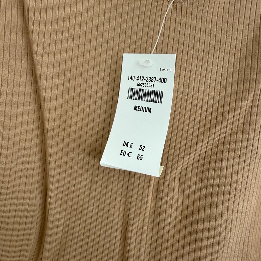 Abercrombie & Fitch Tan Puff Sleeve Blouse - Picture 2 of 2